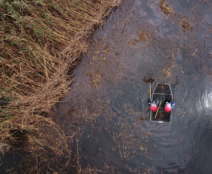 Small Boat on water